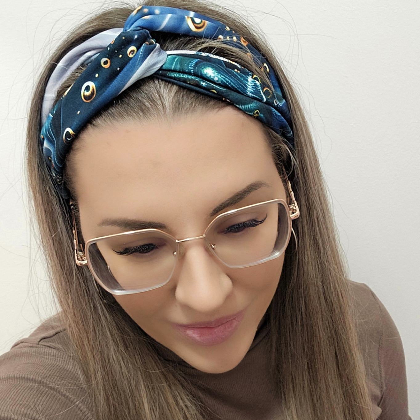 Látková čelenka do vlasů GALEXO1